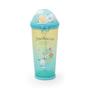 Sanrio Pochacco Ice Cream Pencil Case - Yellow and Blue